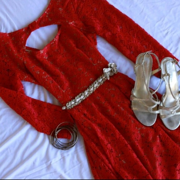 b. darlin Dresses & Skirts - B. Darlin red lace dress